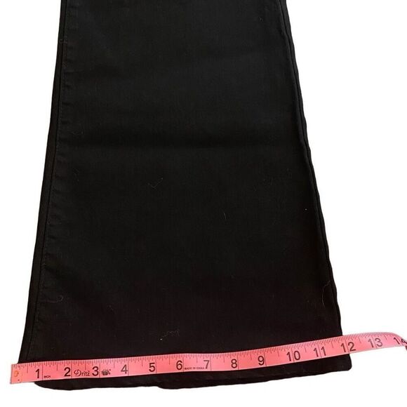 And Now This NWT High Rise black jeans size 32 footed through hip & thigh flares - Picture 13 of 14